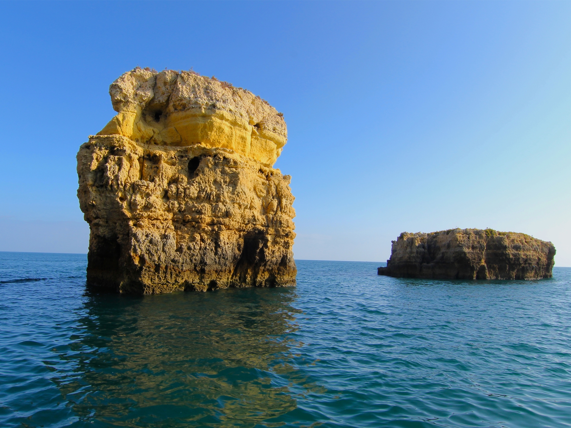 Stunning Benagil sea caves on a Benagil Cave Tour from Vilamoura Algarve